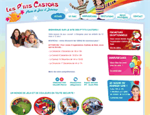 Tablet Screenshot of les-ptits-castors.com